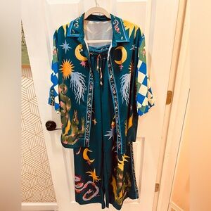 Printed Pants Set Sz XL